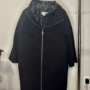 Nikki Jones Size Large L 2-piece Black Coat